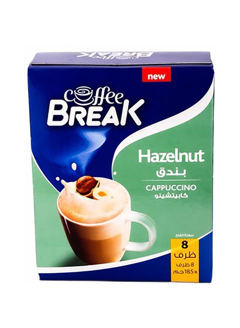 Cappuccino Hazelnut - Pack of 8 - 18.5grams