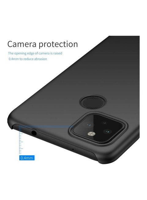 Ultra-Thin Premium PC Material Slim Shockproof Anti-Scratch Anti-Fingerprint Cover For Google Pixel 5 Black