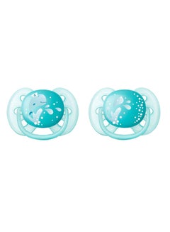 2-Piece Ultra Soft Pacifier Set Blue