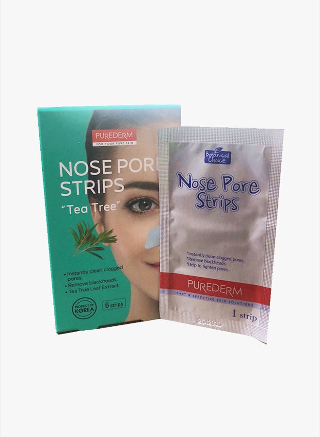 Purederm 6 Tea Tree Nose Strips 20grams - Image 3