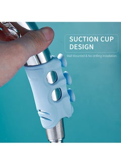 EHOME Shower Head Holder Blue 7.5cm  - Image 3
