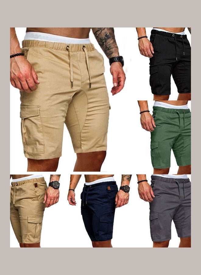 Fashionable Outdoor Sports Beach Shorts Khaki  - Image 2