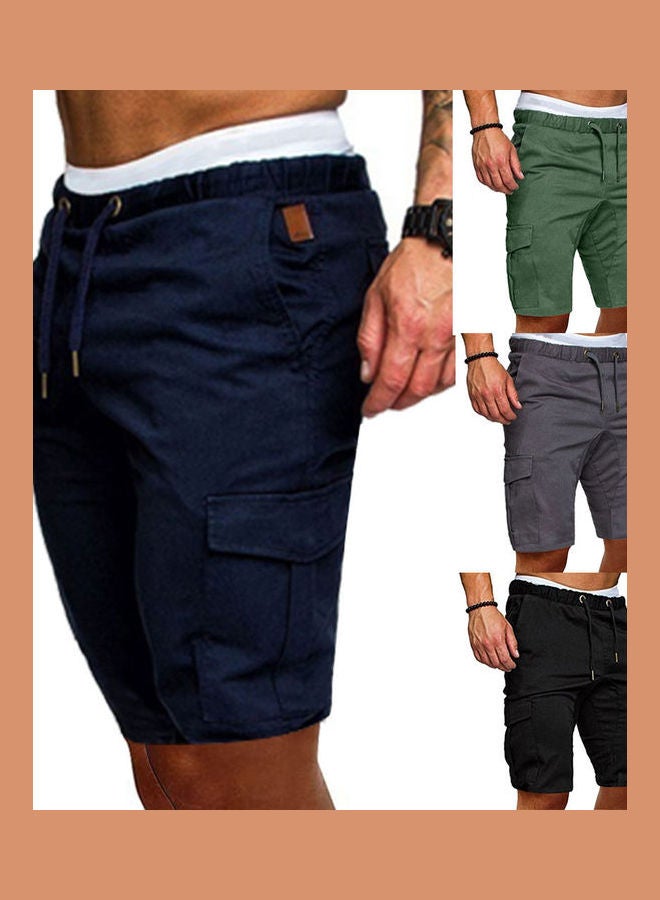 Fashionable Outdoor Sports Beach Shorts Khaki  - Image 3