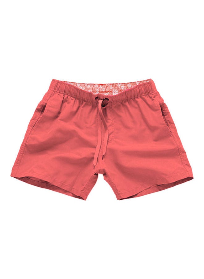 Generic - Summer Drawstring Beach Shorts Pink - Image 1