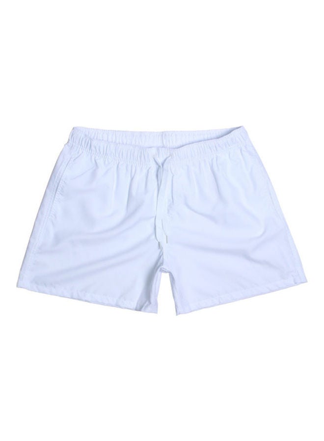 Summer Drawstring Beach Shorts Emerald