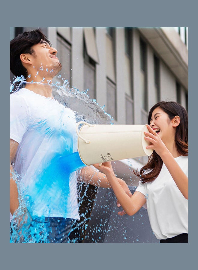 Anti-Dirty Waterproof Round Neck T Shirt Black - Image 5