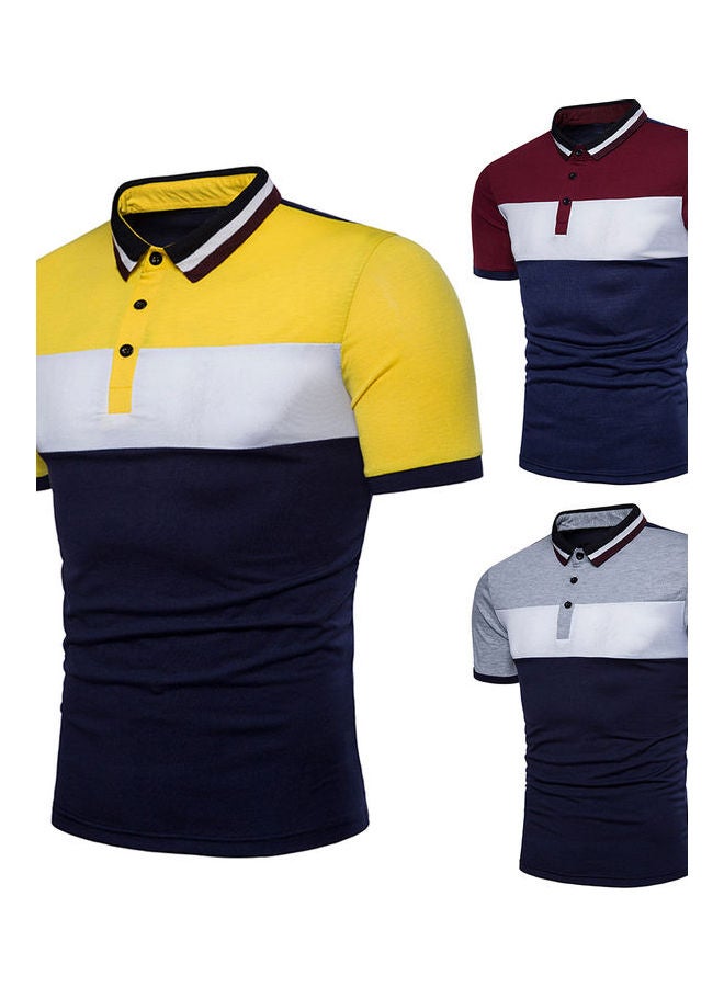 Stylish Collared Neck T-Shirt Multicolour - Image 2