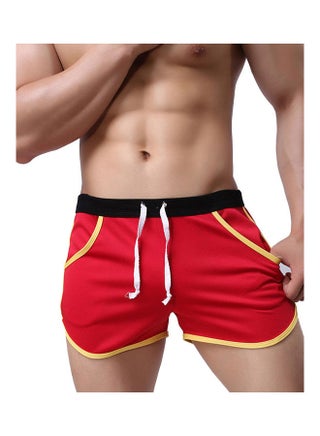 Summer Drawstring Sports Shorts Red - v1607679227/N42816378V_1