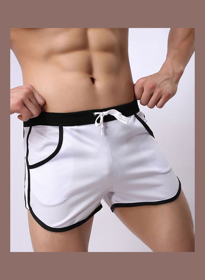 Summer Drawstring Sports Shorts Red