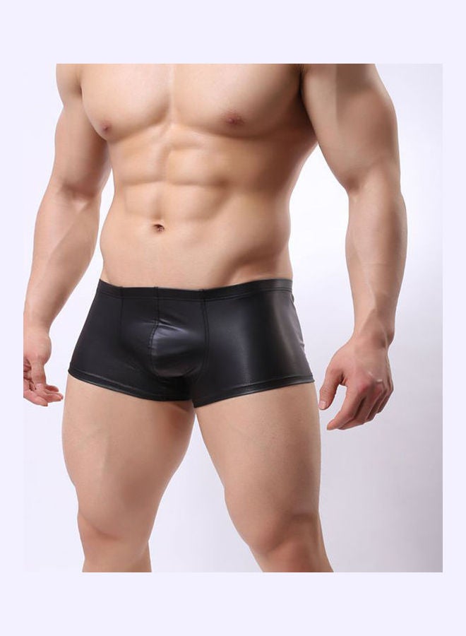 Generic - Fashionable Club Patent Boxers Gold - Image 1