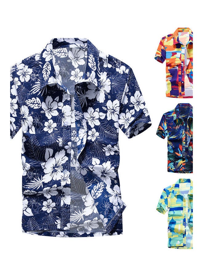 قميص صيفي بأكمام قصيرة وياقة مقلوبة - Image 2