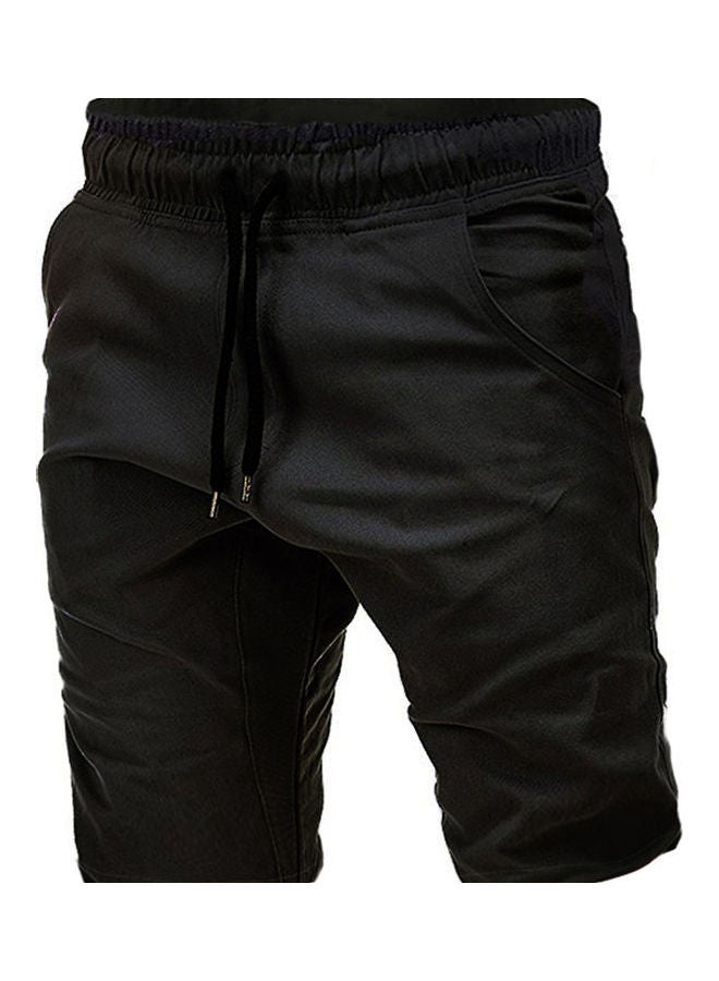 Drawstring Sport Shorts Black 