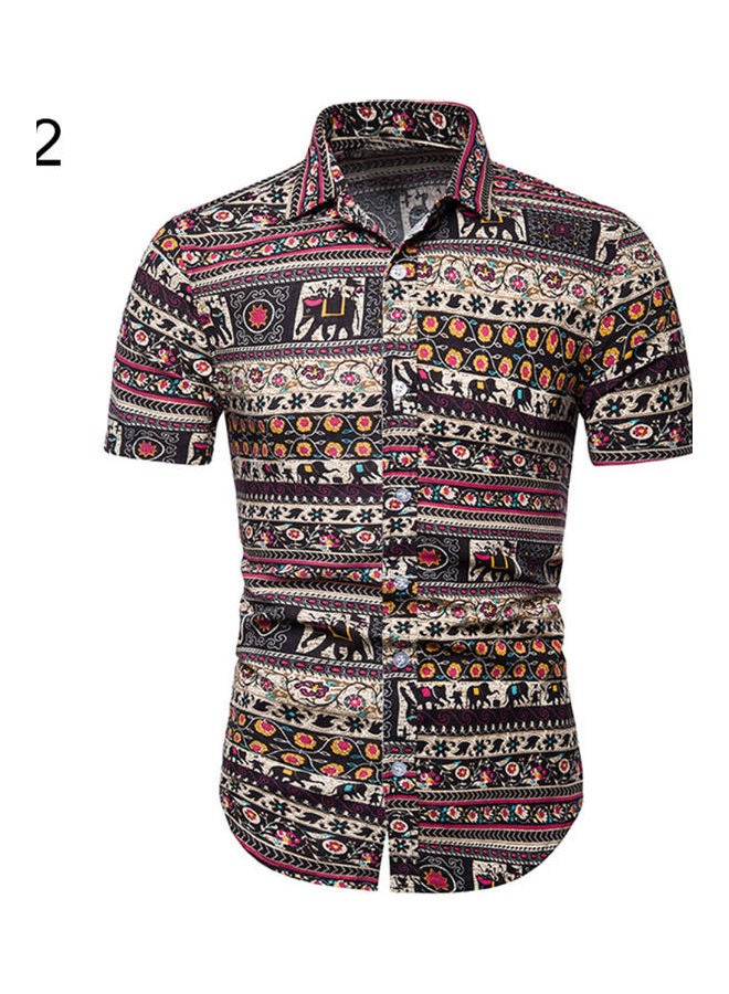 Short-Sleeve Printed Shirt Multicolour