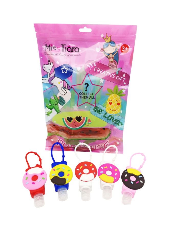 MissTiara 5-Piece Cartoon Design Hand Sanitizer Bottles 3.3x11.5cm  - Image 3