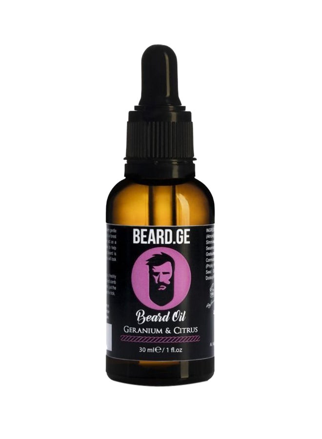 Beard.ge Geranium And Citrus Scent Beard Oil 15ml 