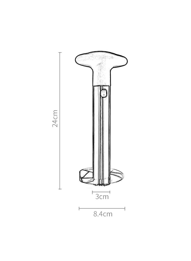 Steel Pineapple Cutter Green 24x10x10cm - v1607685522/N42334857A_3