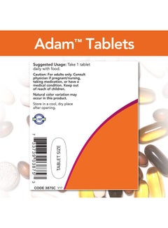 Now Foods Adam Men'S Multiple Vitamin 60 Tablets  - Image 4