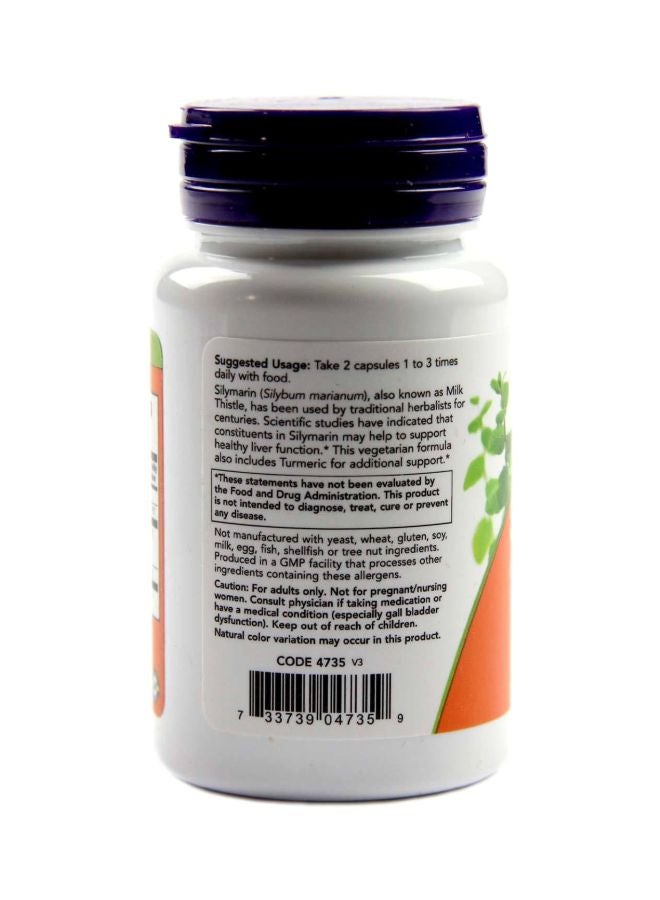 Now Foods - Milk Thistle Extract 150 mg Silymarin (120 mg) 60 Veg Capsules - Image 1