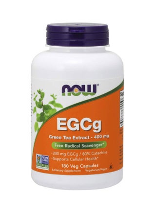 EGCg Green Tea Extract 400 mg- 180 Veg Capsules - v1607685595/N32775942A_1