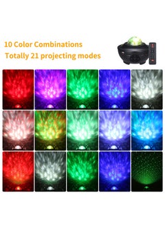 Tomshine Adjustable 21-Lighting Modes Built-in BT Music Player USB Starry Projector Light With Remote Control 17.00x13.20x17.00cm Multicolour  - Image 3