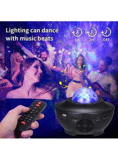 Tomshine Adjustable 21-Lighting Modes Built-in BT Music Player USB Starry Projector Light With Remote Control 17.00x13.20x17.00cm Multicolour  - Image 4