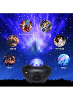 Tomshine Adjustable 21-Lighting Modes Built-in BT Music Player USB Starry Projector Light With Remote Control 17.00x13.20x17.00cm Multicolour  - Image 5