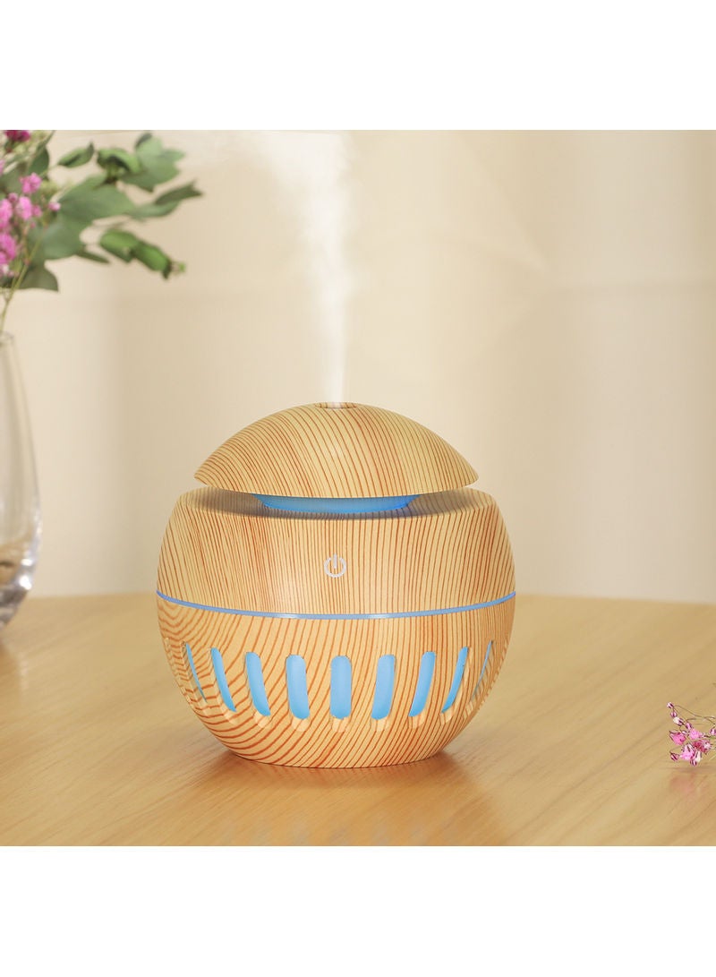 USB Color Changing LEDs Aroma Oil Diffuser Cool Mist Air Humidifier Multicolour 10.90x10.30x10.30cm
