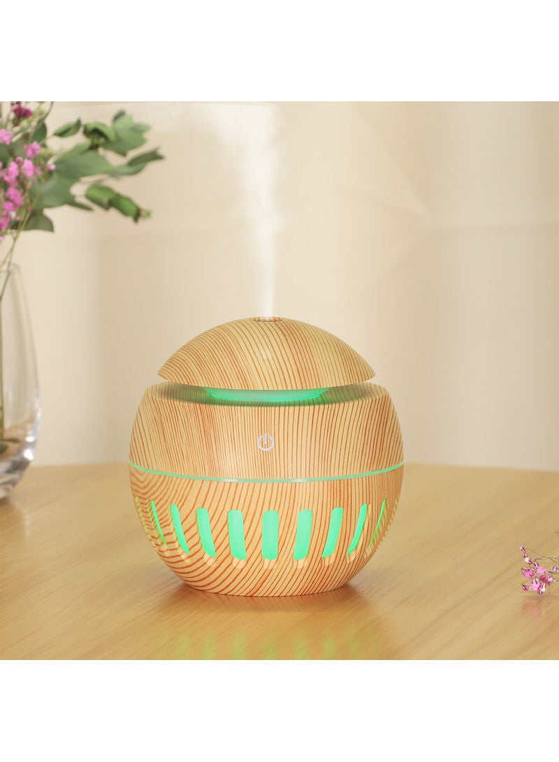 USB Color Changing LEDs Aroma Oil Diffuser Cool Mist Air Humidifier Multicolour 10.90x10.30x10.30cm