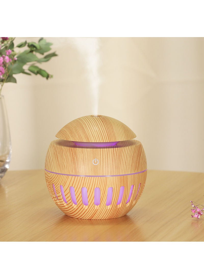 USB Color Changing LEDs Aroma Oil Diffuser Cool Mist Air Humidifier Multicolour 10.90x10.30x10.30cm