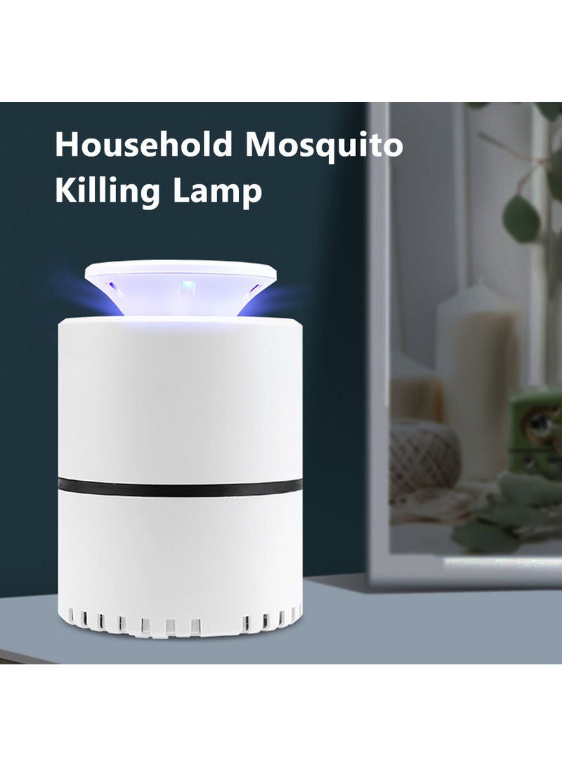 مصباح قاتل للبعوض يعمل بالطاقة المباشرة ومزود بمنفذ USB بقدرة 5 فولت وإضاءة LED يعمل بالأشعة فوق البنفسجية ومزود بمروحة شفط أبيض 18.00x12.50x12.50سم - Image 5