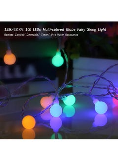 100-LED Globe String Light With Remote Control Multicolour 17.00x10.00x11.00cm - v1607685671/N42333880A_3