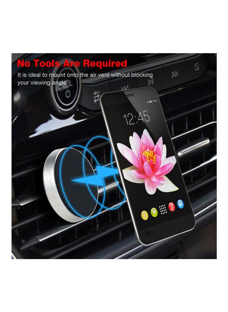 Vent 360 Degrees Rotatable Magnetic Mobile Phone Holder Black - Image 2