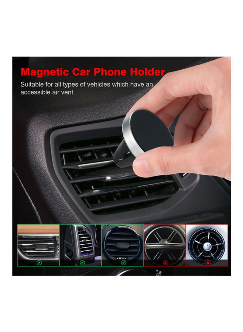 Vent 360 Degrees Rotatable Magnetic Mobile Phone Holder Black - Image 4