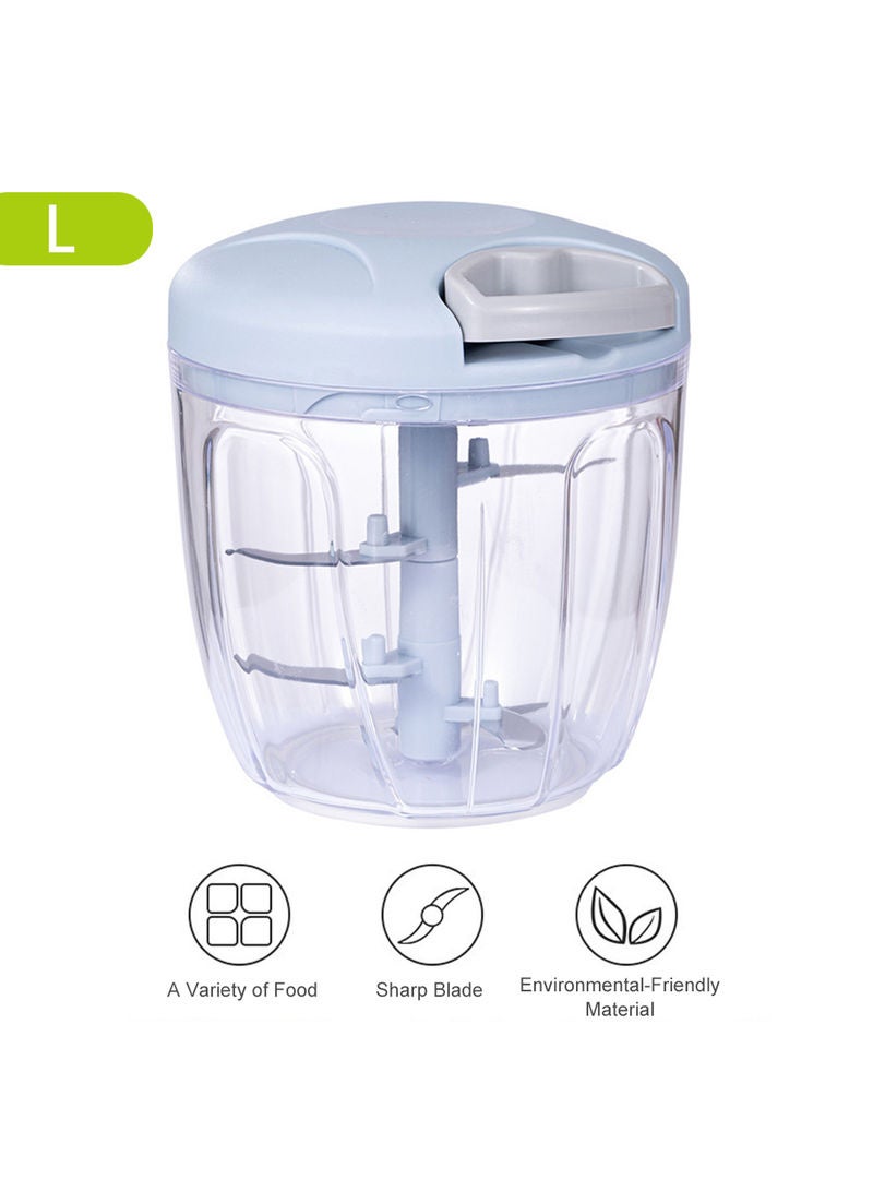 Multifunctional Vegetables Fruit Slicer Blue 15x12.9x13.2cm - Image 1