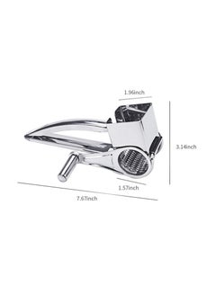 Generic Manual Cheese Grater Silver 20x5x8cm  - Image 5