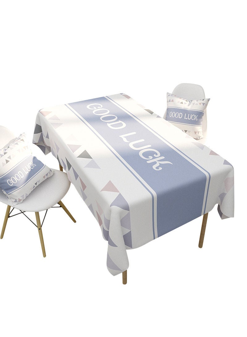 EHOME - Natural Style Print Waterproof Table Cloth Multicolour 140x180cm - Image 1