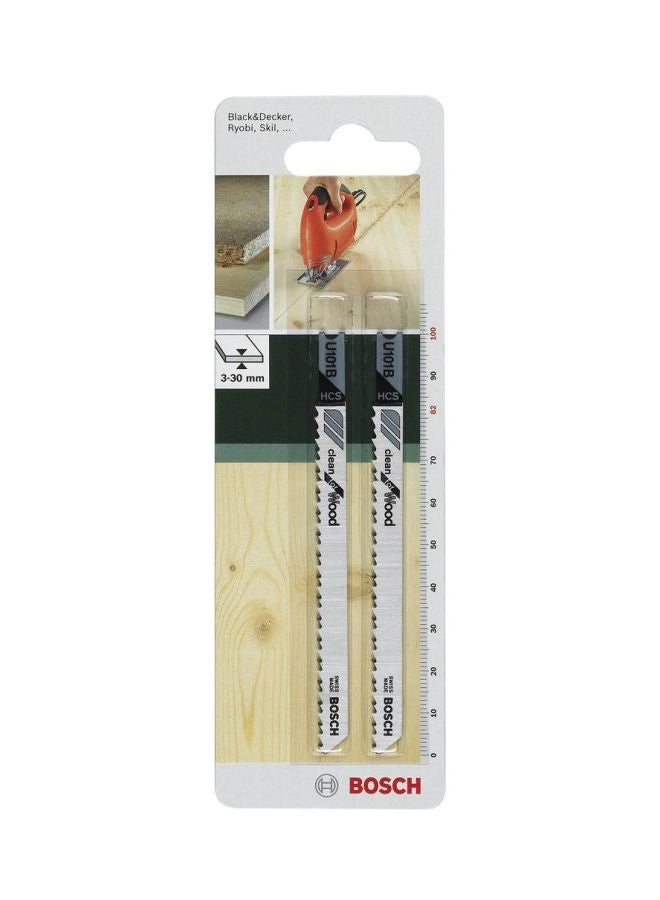 BOSCH 2-Piece of T-Shank Jigsaw Blade Silver/Grey/Black - Image 2