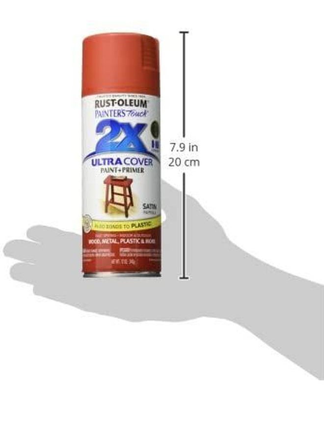 RUST-OLEUM Painter’s Touch Gloss Ultra Cover Spray Paprika 340grams - Image 4