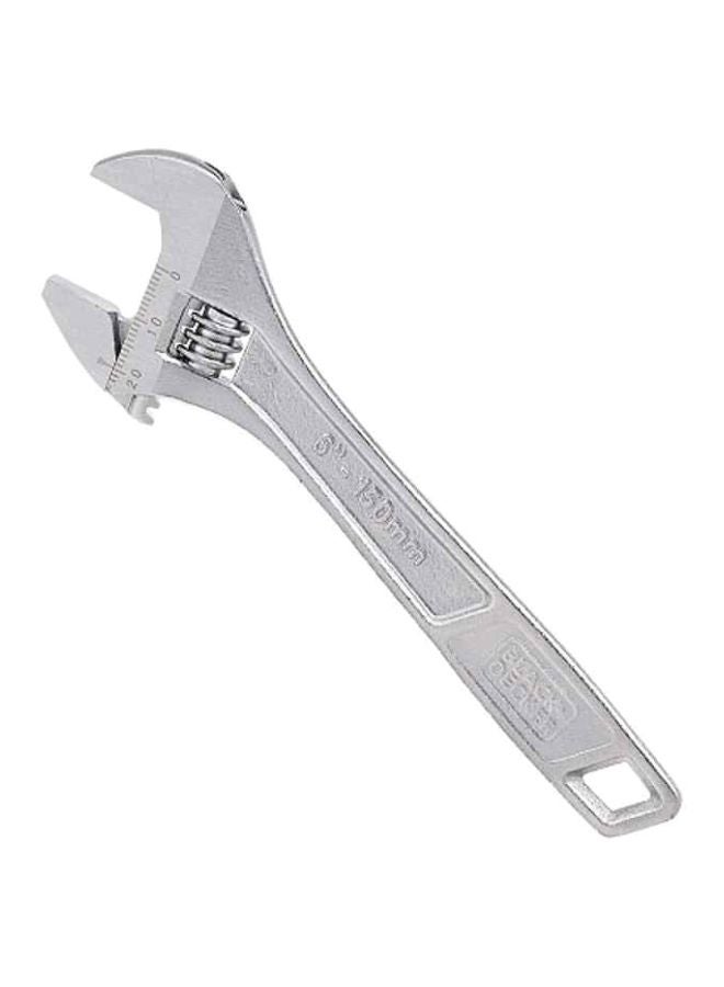 BLACK+DECKER - 150Mm Adjustable Steel Wrench, Silver - Bdht81590, Silver 150mm - Image 1