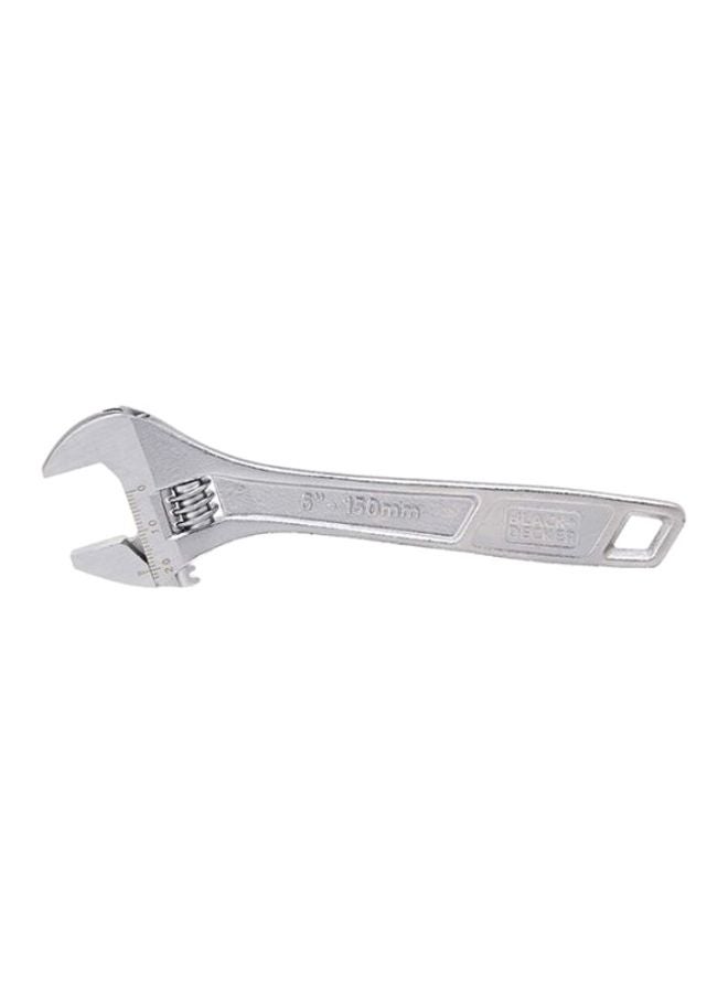 BLACK+DECKER - 150Mm Adjustable Steel Wrench, Silver - Bdht81590, Silver 150mm - Image 1