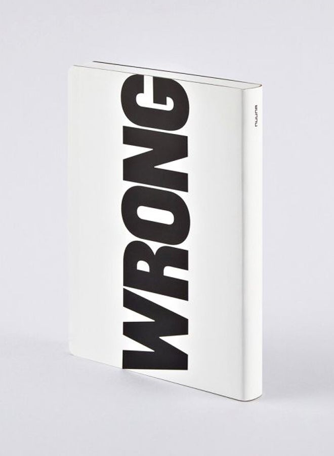 Nuuna Write Wrong Graphic Notebook Black/White  - Image 3