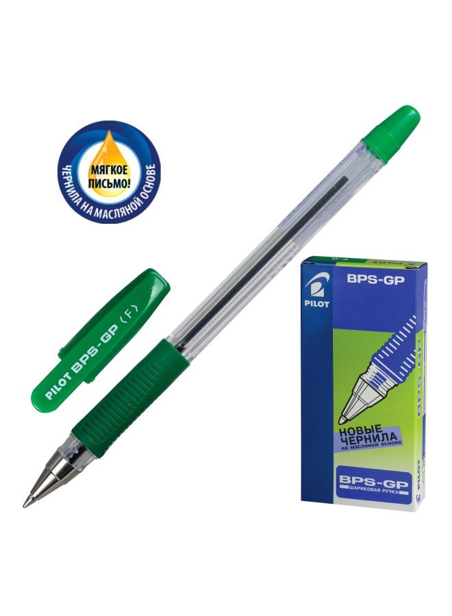 بايلوت قلم حبر جاف Bps شفاف/أخضر - Image 5