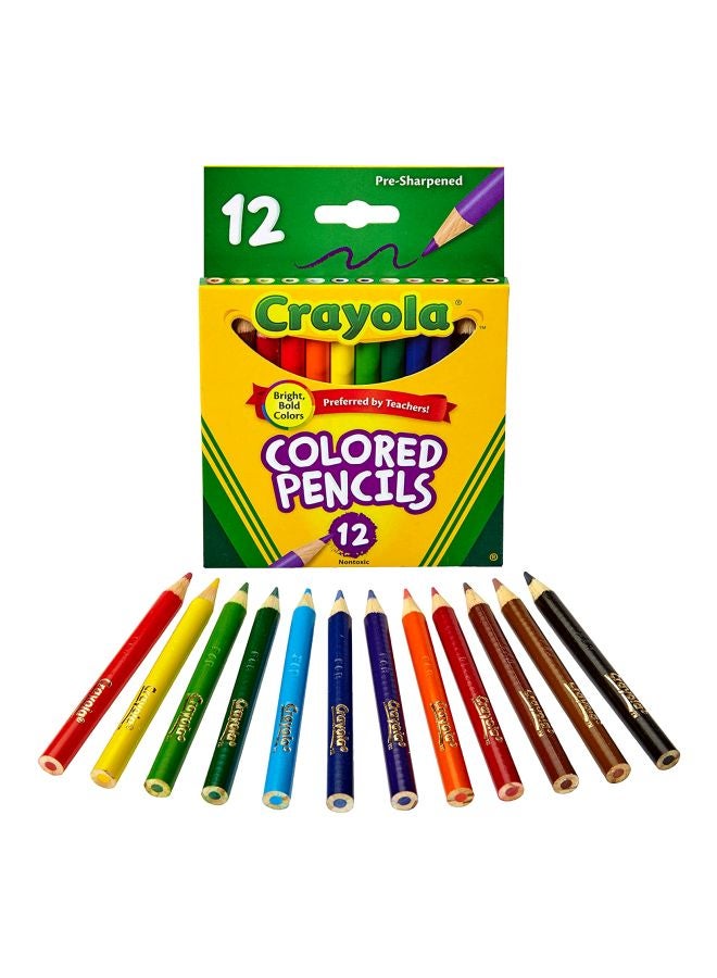 كرايولا 12 قطعة من أقلام الرصاص الملونة متعدد الألوان - Image 1