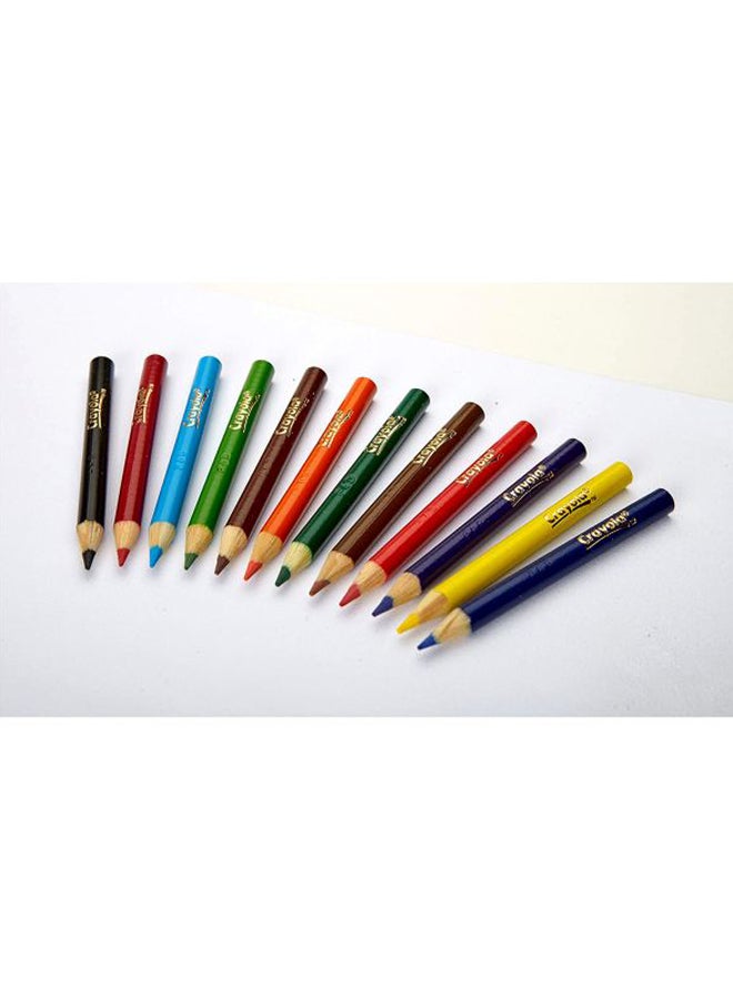 كرايولا 12 قطعة من أقلام الرصاص الملونة متعدد الألوان - Image 3