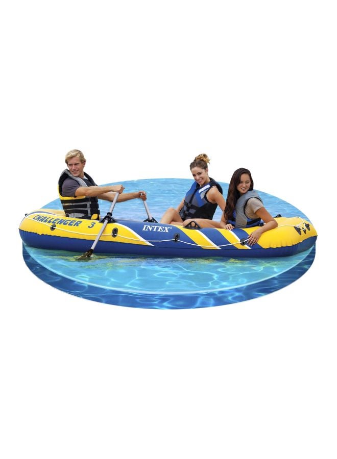 INTEX Challenger 3 Boat Set 60.96x23.5x41.28cm  - Image 4