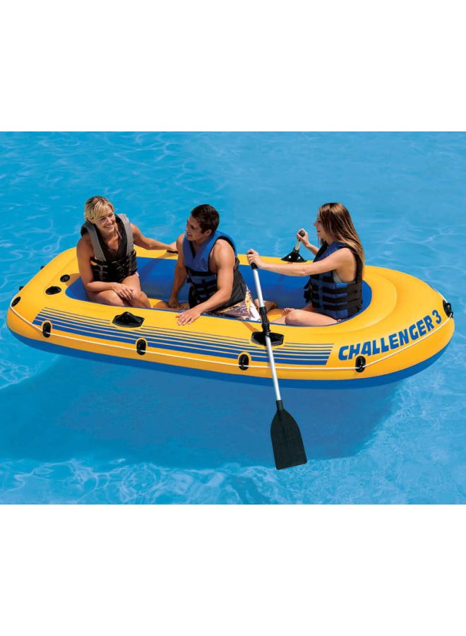 INTEX - Challenger 3 Boat Set 60.96x23.5x41.28cm - Image 1