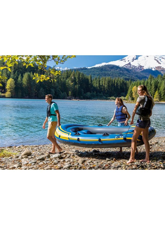 INTEX - Challenger 3 Boat Set 60.96x23.5x41.28cm - Image 1