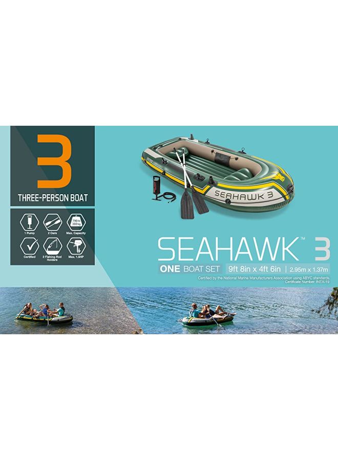 INTEX - Seahawk 3 Boat Set 295x43x137cm - Image 1
