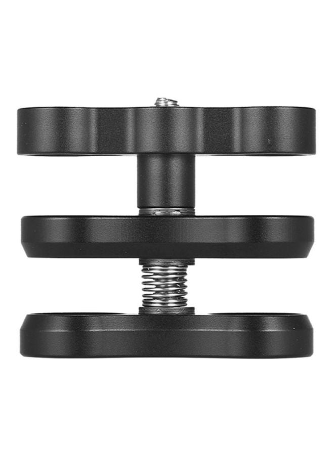 ANDOER Butterfly Dual Ball Clamp Mount Flash Connector Black  - Image 2