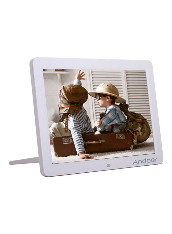 ANDOER LED Digital Photo Frame With Remote - UK Plug White  - Image 3